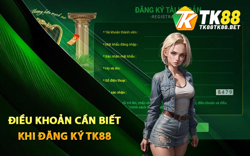 Điều khoản cần biết khi đăng ký TK88